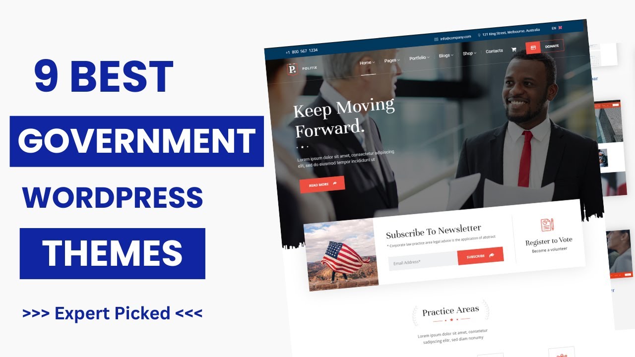 9 Best WordPress Themes for Government Website 2025 | Best Election Campaign WordPress Theme