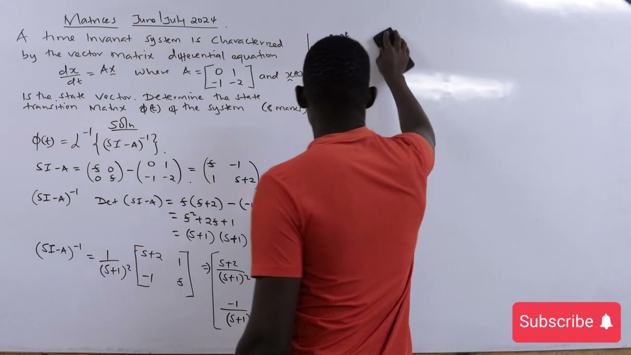 STATE TRANSITION MATRIX (Repeated Roots)