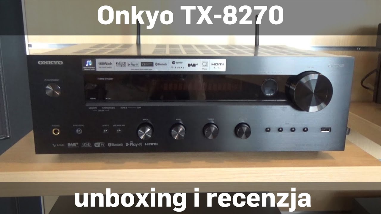 Onkyo TX-8270 Amplituner stereo unboxing i recenzja sklep.RMS.pl [english subtitles]