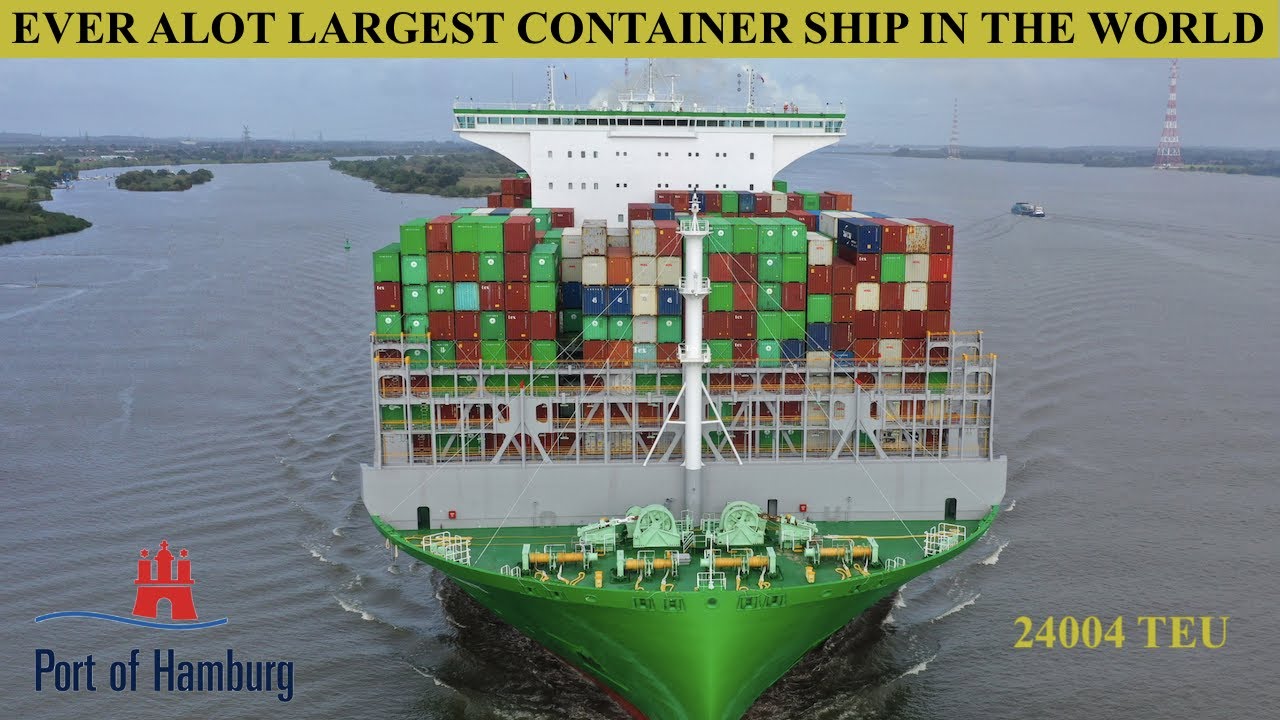 EVER ALOT Biggest Container Ship in the World | Port of Hamburg