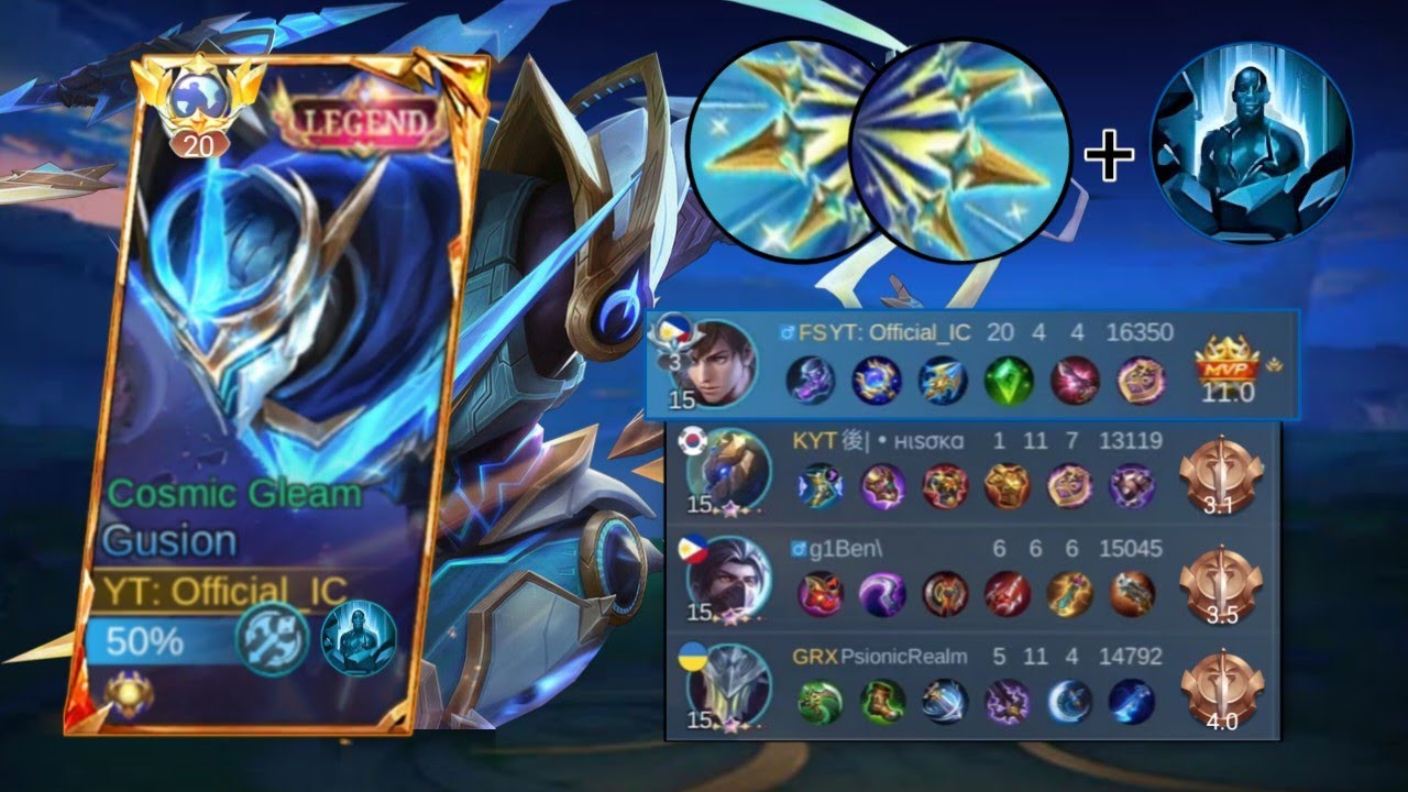 THIS IS HOW YOU CARRY DARK SYSTEM TEAMMATES USING GUSION | ULTIMATE COMEBACK GAMEPLAY