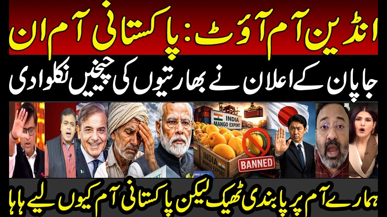 Panic in India on Indian Mango Ban and Pakistani Mango Export to Japan | Modi | Indian Media | BJP