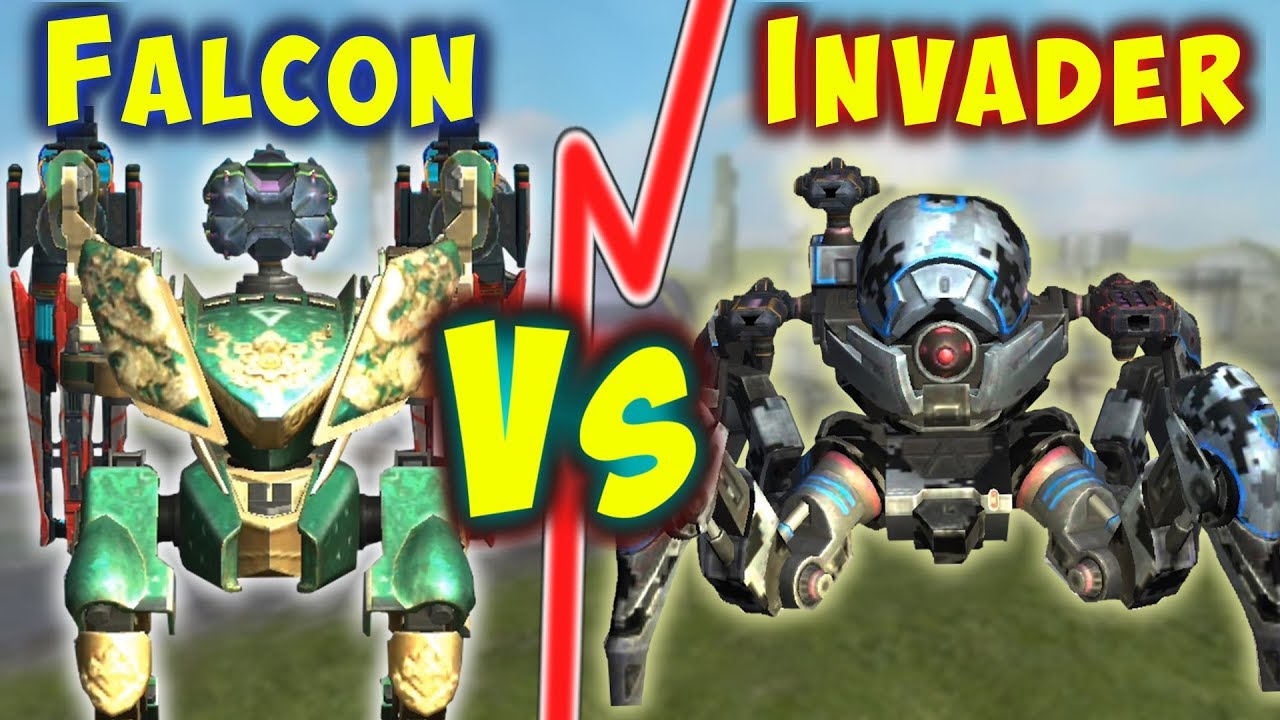 FALCON VS INVADER - NEW Best Tanks Compared War Robots Mk2 Gameplay WR