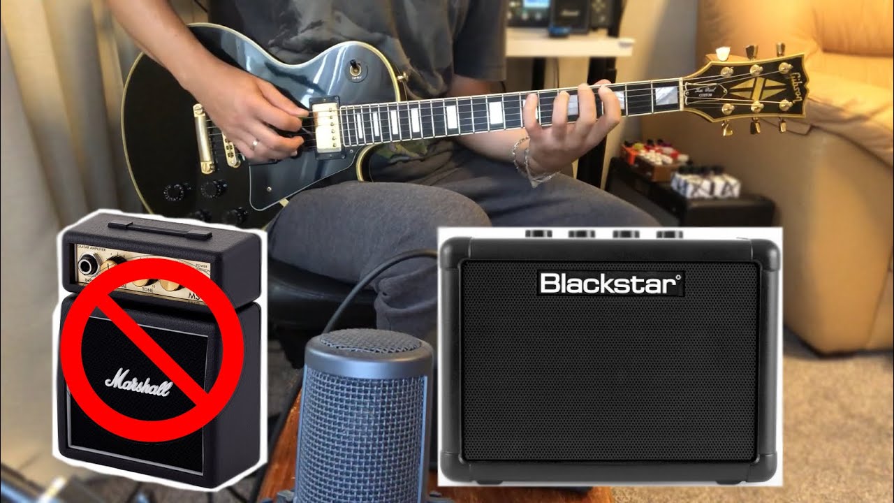 Распаковка/обзор и сравнение Blackstar Fly3 vs Marshall MS 2