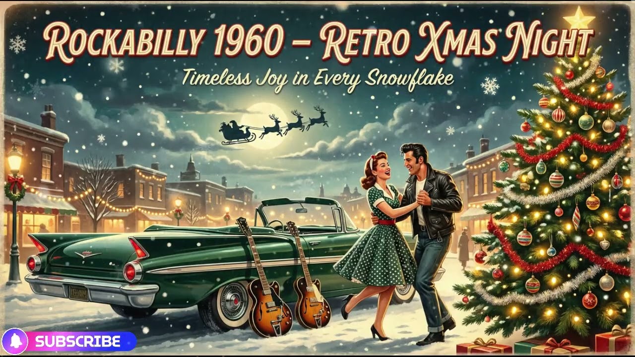 ROCKABILLY 60s CHRISTMAS – LET’S JINGLE & ROLL! 🎄🎸✨
