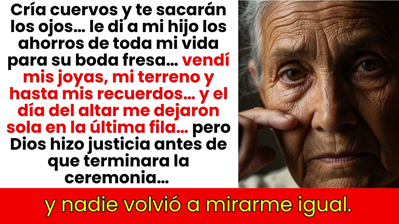Cría Cuervos... Mi Hijo Me Robó Los Ahorros de Toda la Vida Para Su 'Boda Fresa'. Pero Dios Hizo Jus