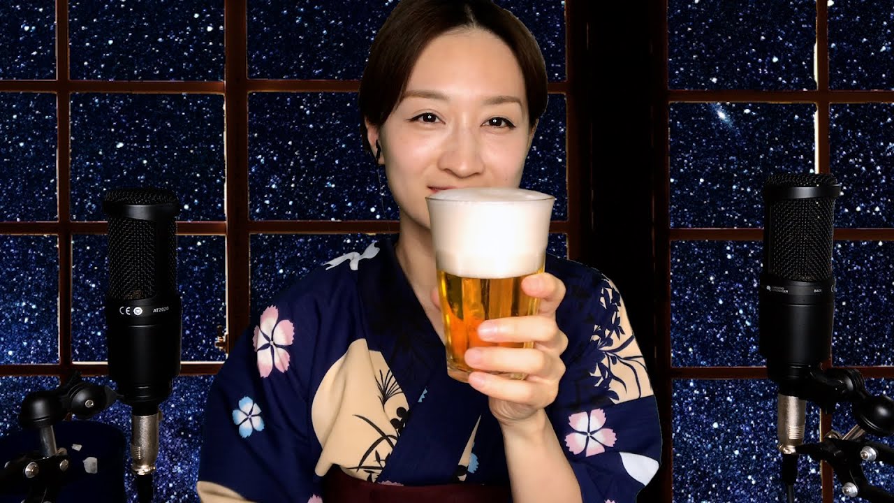 【ASMR】今宵は晩酌しながら囁き。Tonight I'm whispering while drinking.Would you like to drink with us?