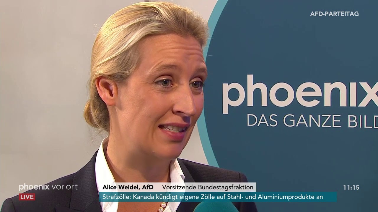 AfD-Parteitag: Alice Weidel im Interview am 30.06.2018
