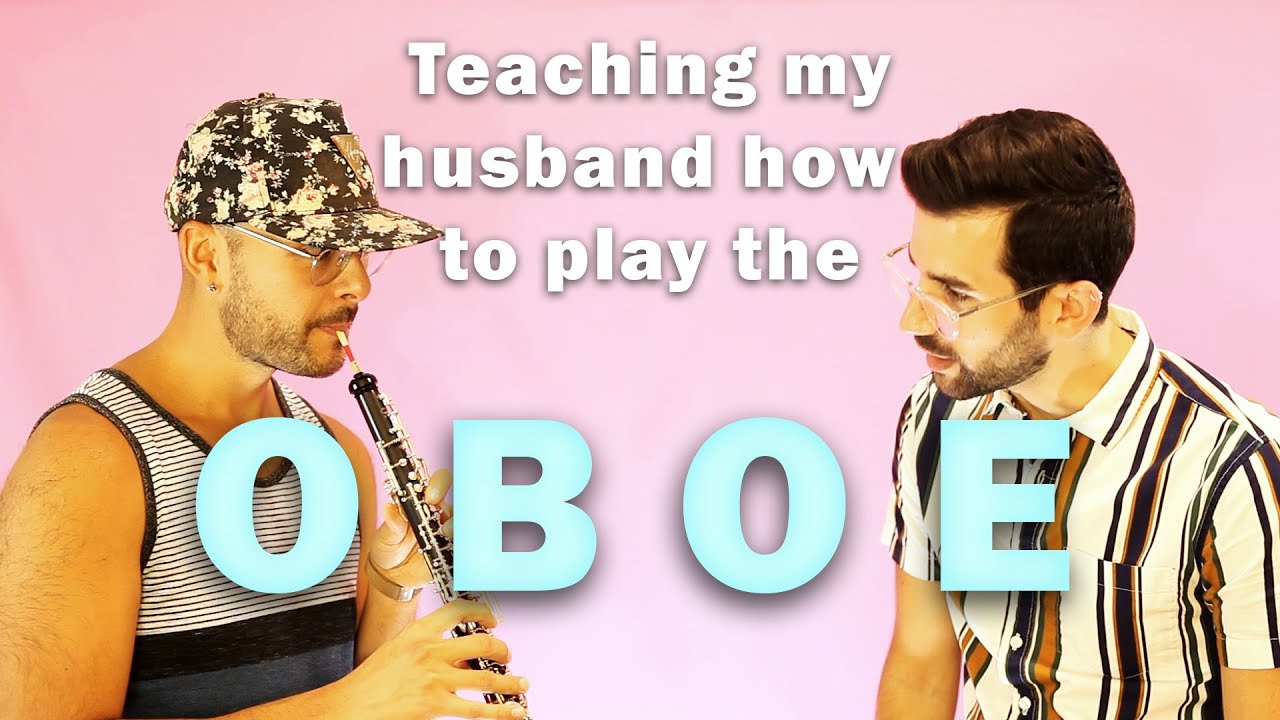 Teaching my husband how to play the OBOE
