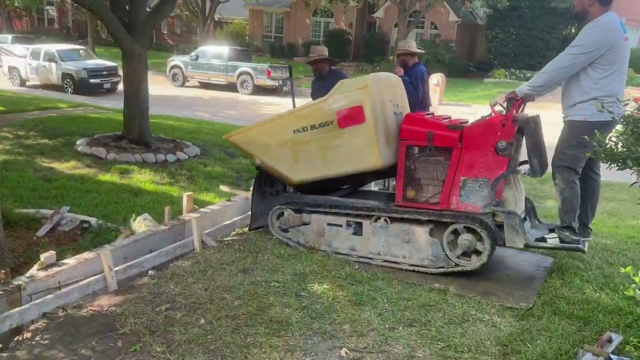 130 Foot Concrete Retaining Wall 2024: Carrollton, Texas