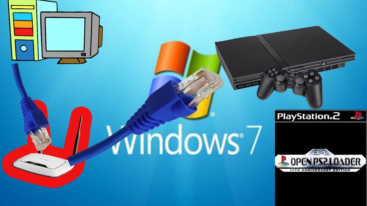 OPL PS2 NO  WINDOWS 7 ( JOGAR VIA REDE ) | GENERAL DOS GAMES
