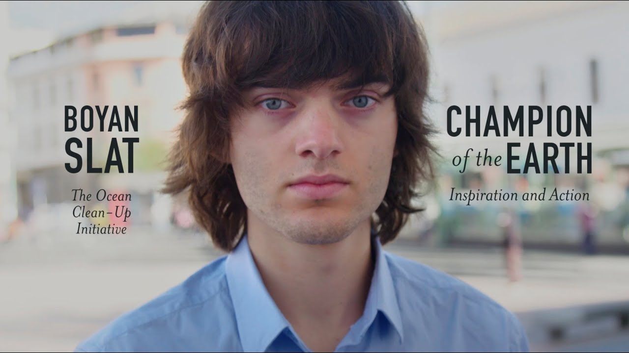 Dutch ocean crusader Boyan Slat awarded top global environmental prize for Inspiration and Action