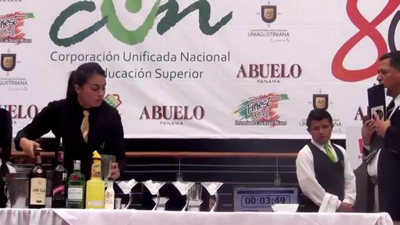 CON ESTA INTERVENCIÓN GANÓ NATHALIE CASTIBLANCO EL CAMPEONATO NACIONAL DE COCTELERÍA 2015