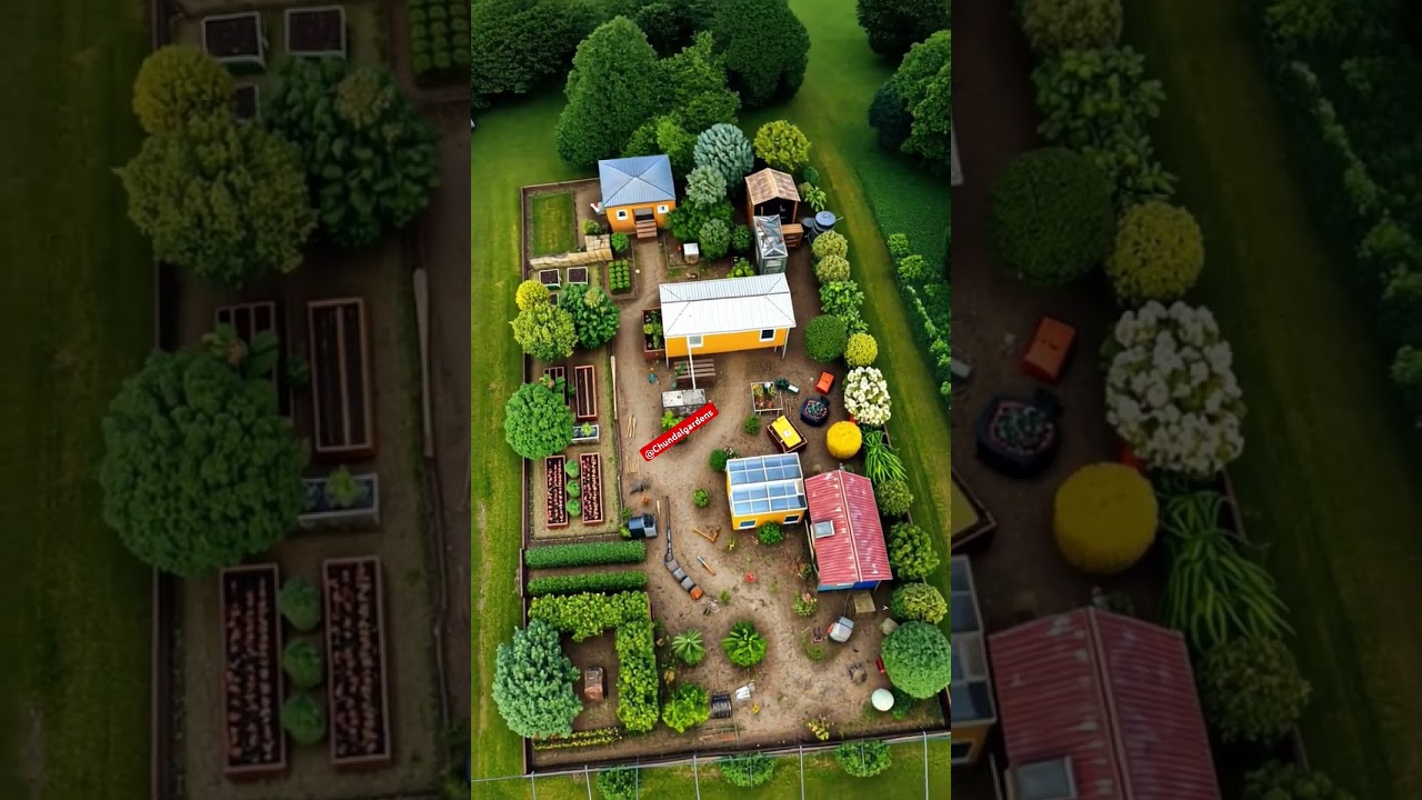 🌽 1 Acre Homestead Backyard Garden Layout &ndash; Simple & Productive Design #backyardideas  #diygarden