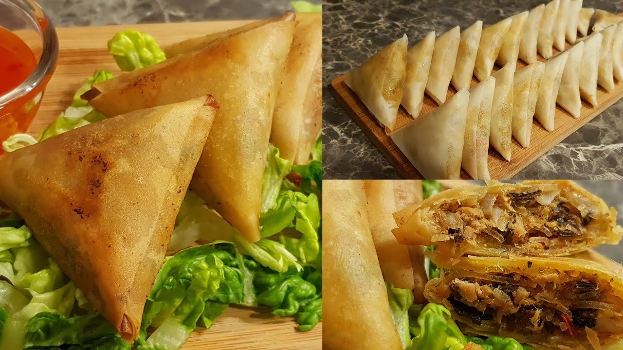 أسهل و ألذ و أرخص بريوات بالطون و الشعرية الصينية غادي تولي مدمنة عليهم هاد رمضان 😊Briouates au thon