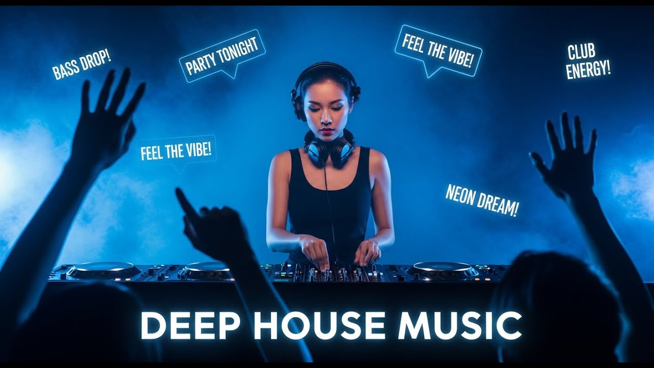 Deep House Music to Relax the Mind at Night 🎧 Minimal Grooves and Soft Bass Flow