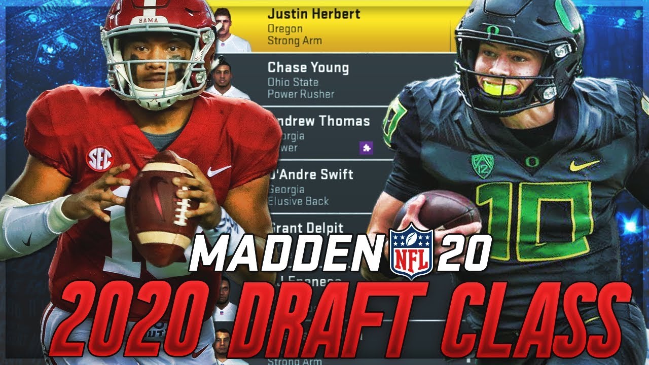 2020 NFL Draft Class NOW In Madden 20 | Full 7 Rounds ALMOST 400 PLAYERS!