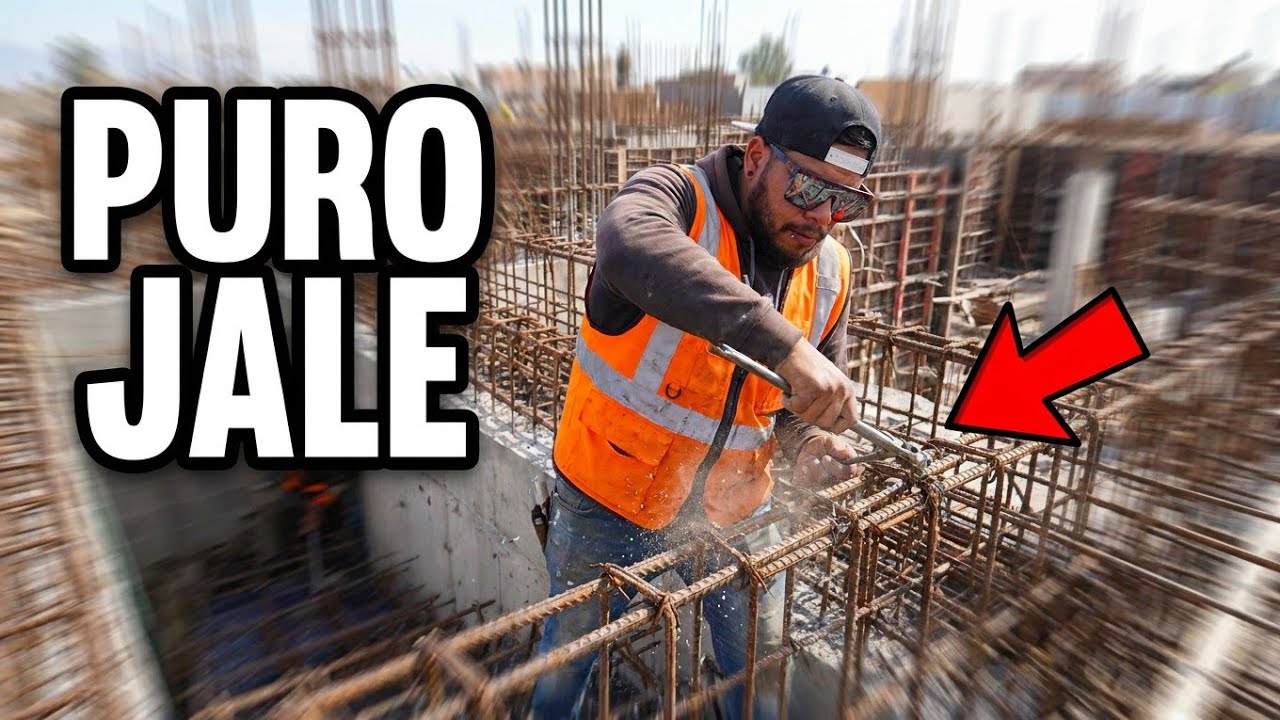 Trabajando en la construcción de fierreros