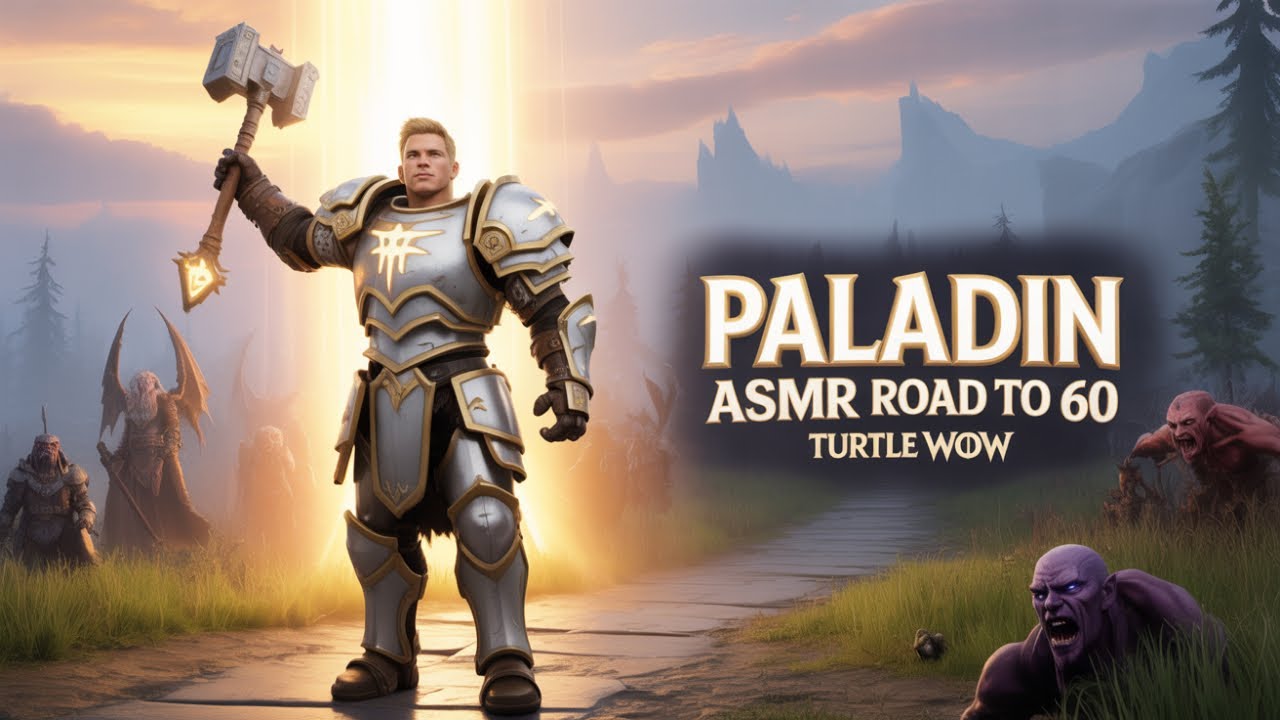 Paladin ASMR Part 2 – Pure Gameplay, Spells & Footsteps | WoW