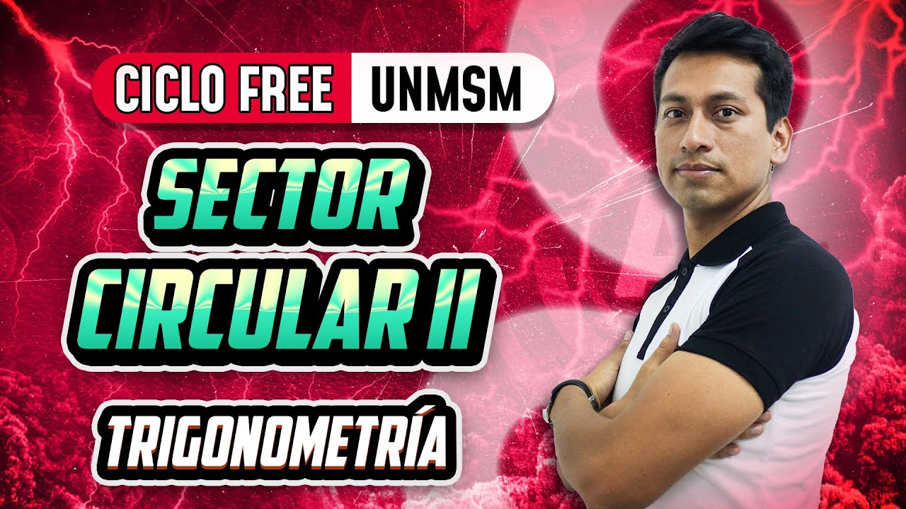 Trigonometría  📐 Área de un sector circular 2  📢[CICLO FREE]