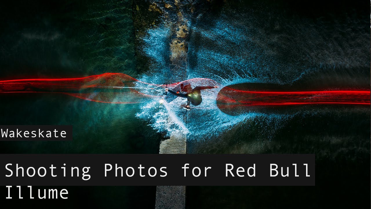 Wakeskate. Shooting Photos for Red Bull Illume.