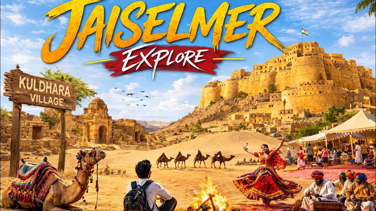 Jaisalmer Trip 2026 | Thar Desert Safari, Camel Ride & Golden Fort Vlog”