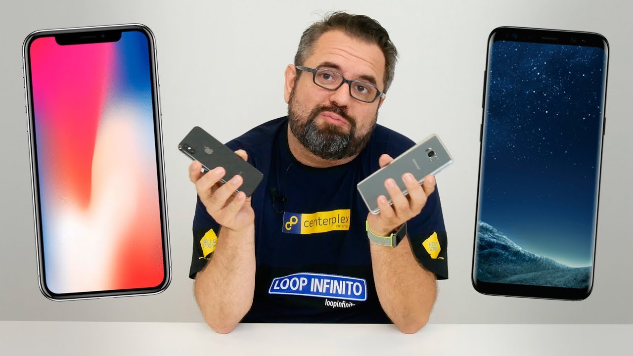 IPHONE X VS. GALAXY S8: COMPARATIVO DE TELAS