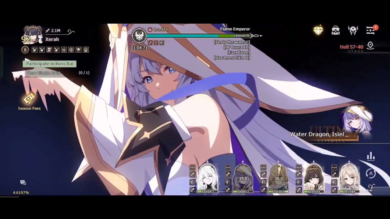 [Lost Sword: Global] 57-40 Hell - Flame Emperor
