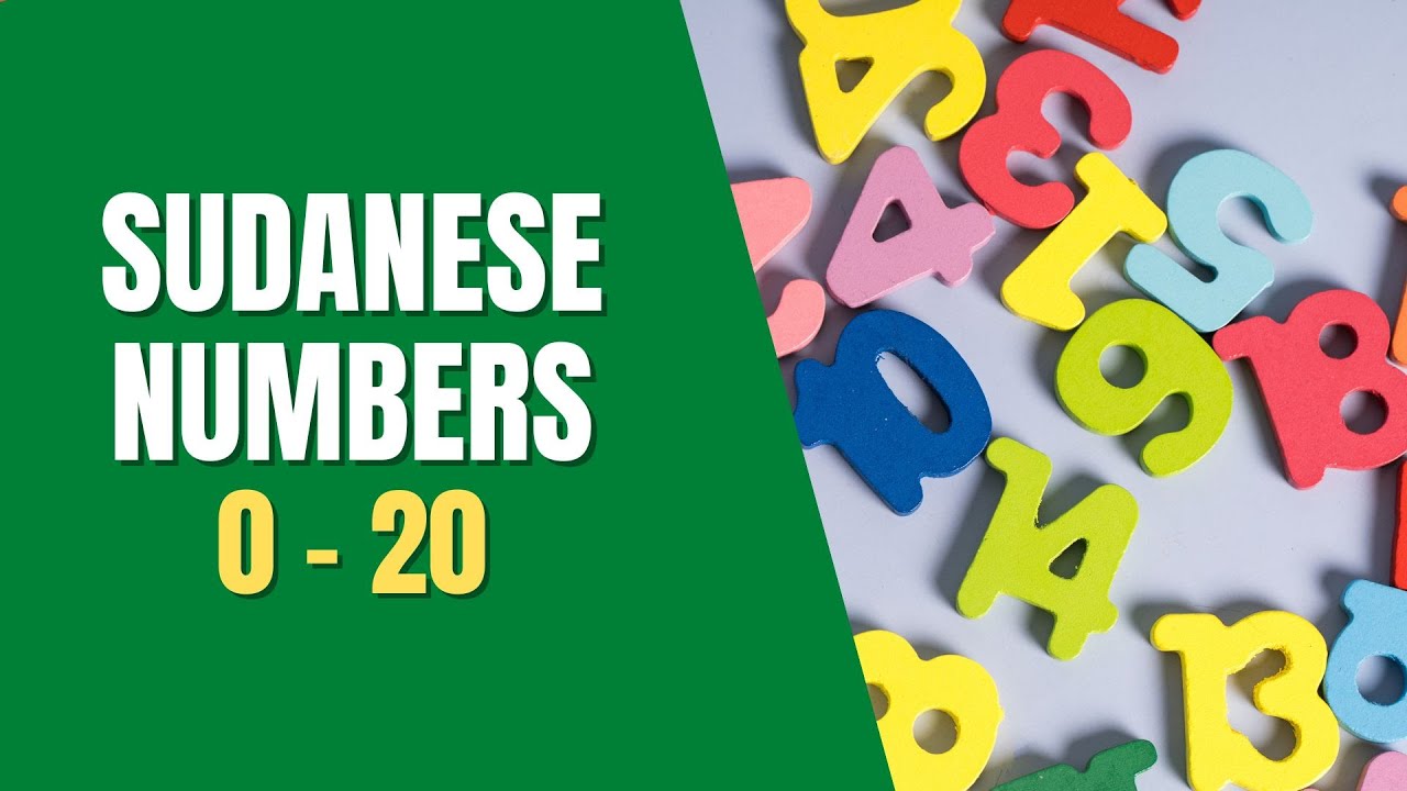 Numbers (0 - 20) in Sudanese Arabic
