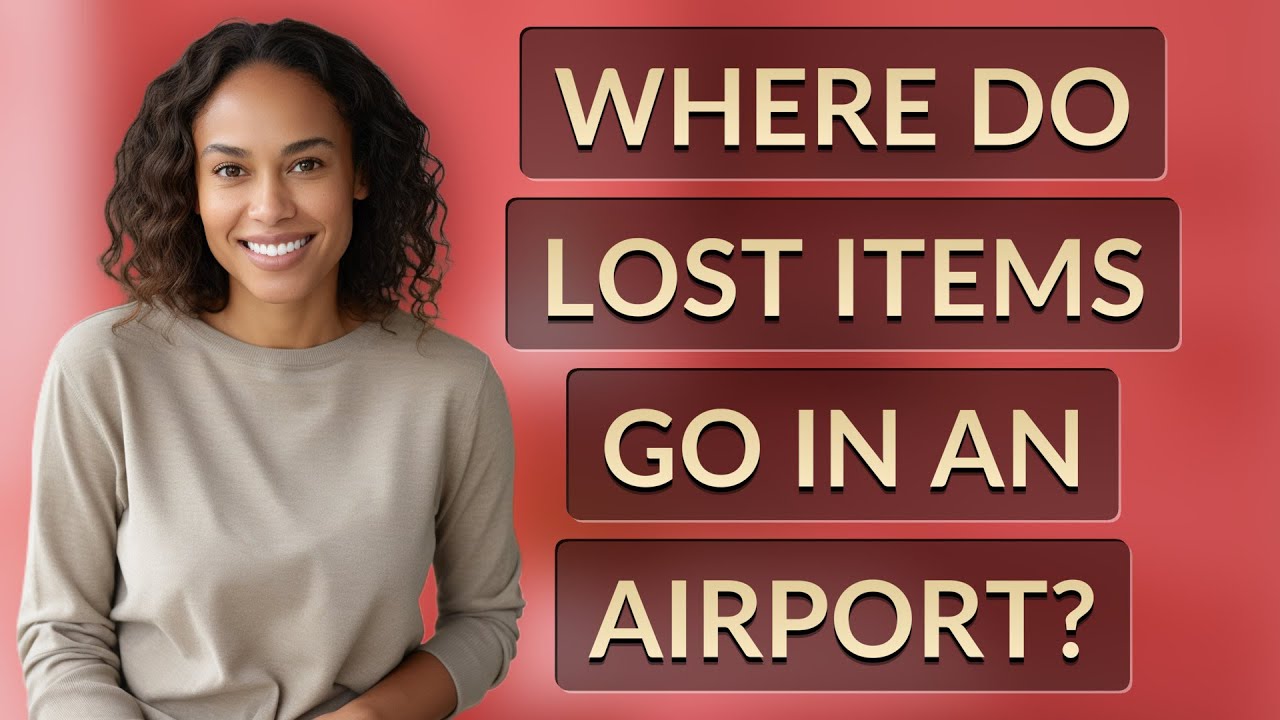 Where do lost items go in an airport?