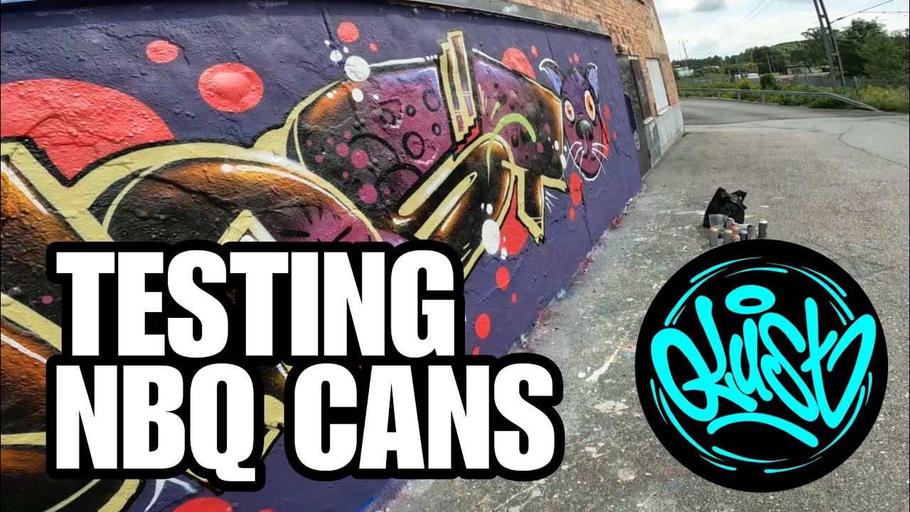 Testing NBQ cans - ASMR Graffiti session - Can control 