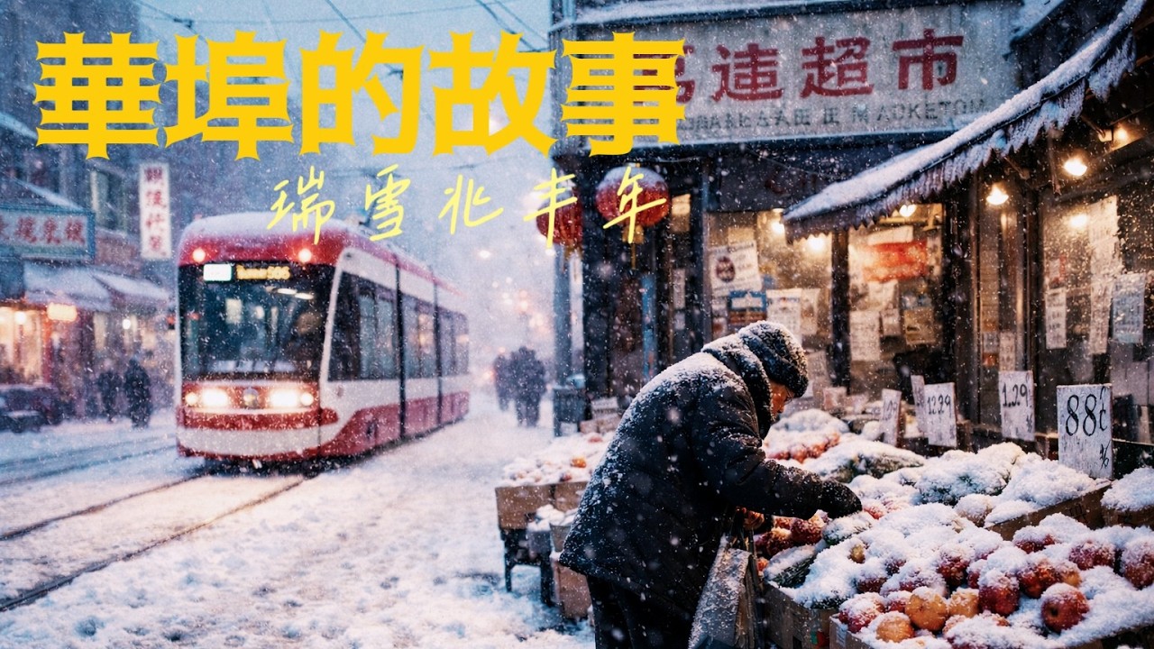 一刀未剪大年初二大雪紛飛步行穿過東區華埠 | 華人的生活故事 | 華人生活時代的變遷 | Happy Chinese New Year 2026