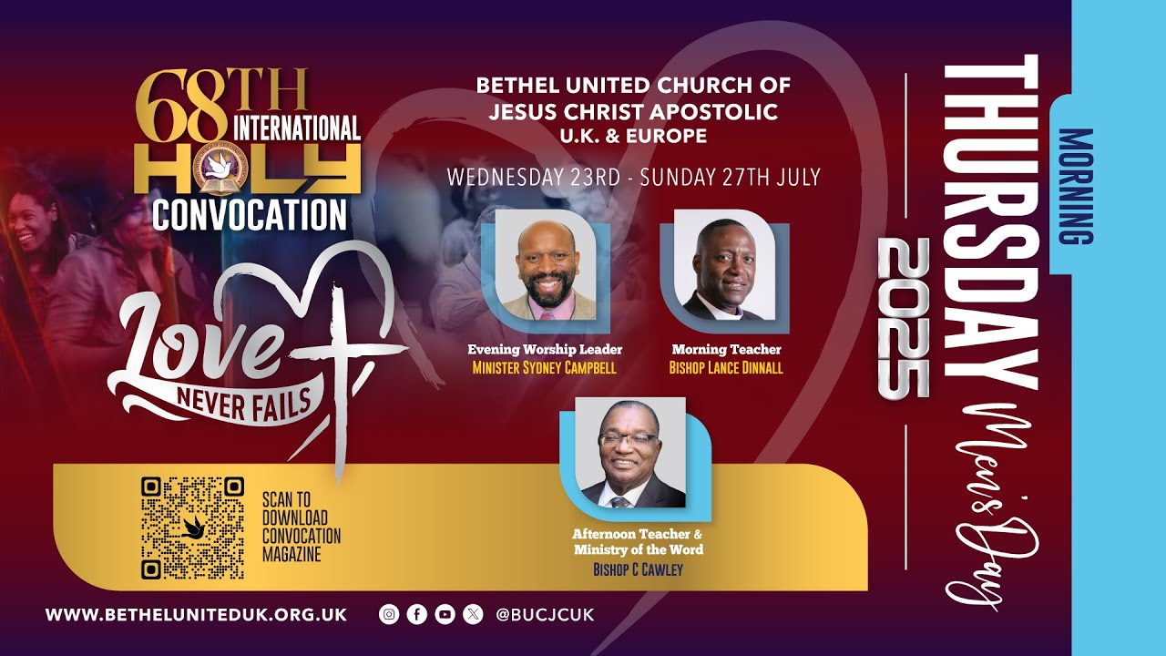 Thursday Afternoon Session  | Bishop C. Cawley | 68th Holy Convocation | 24th July 2025