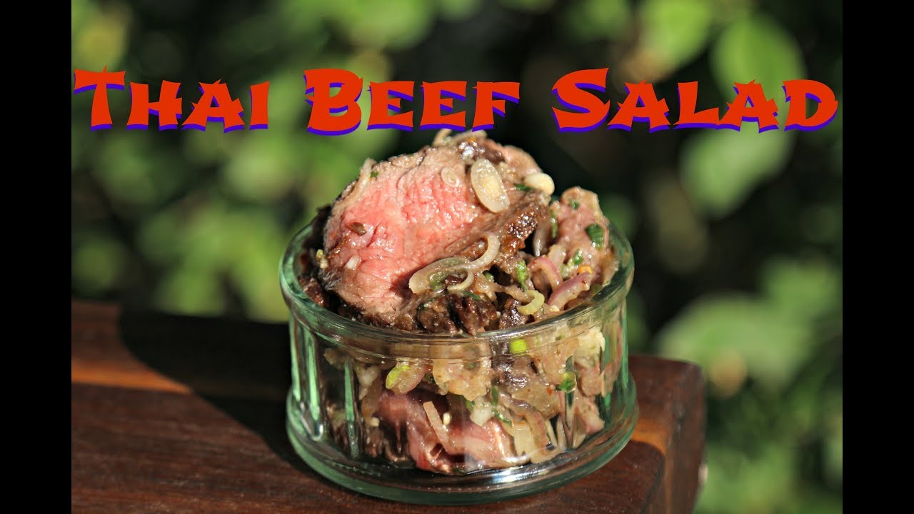 Thai Beef Salad - Nam Tok Nua - thailändischer Rindfleischsalat