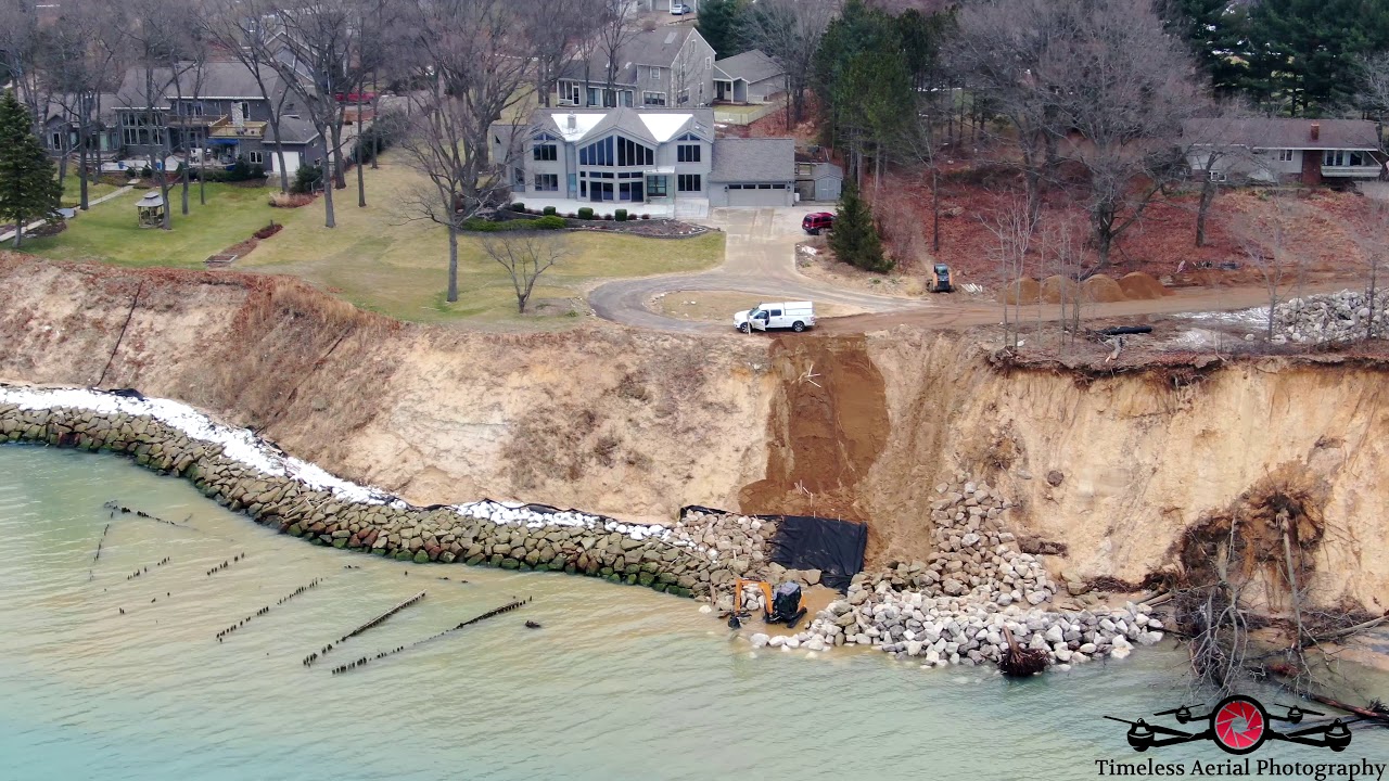 Erosion Part 13 Stevensville to Shoreham, Michigan Erosion & High Water Damage Survey January 2020