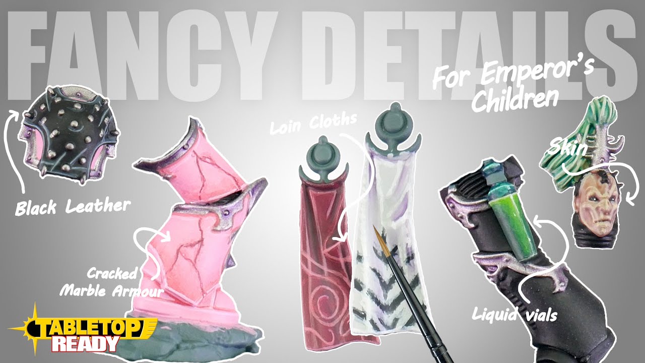 Helping you paint your Noise Marines, Flawless Blades and Emperors Children Characters