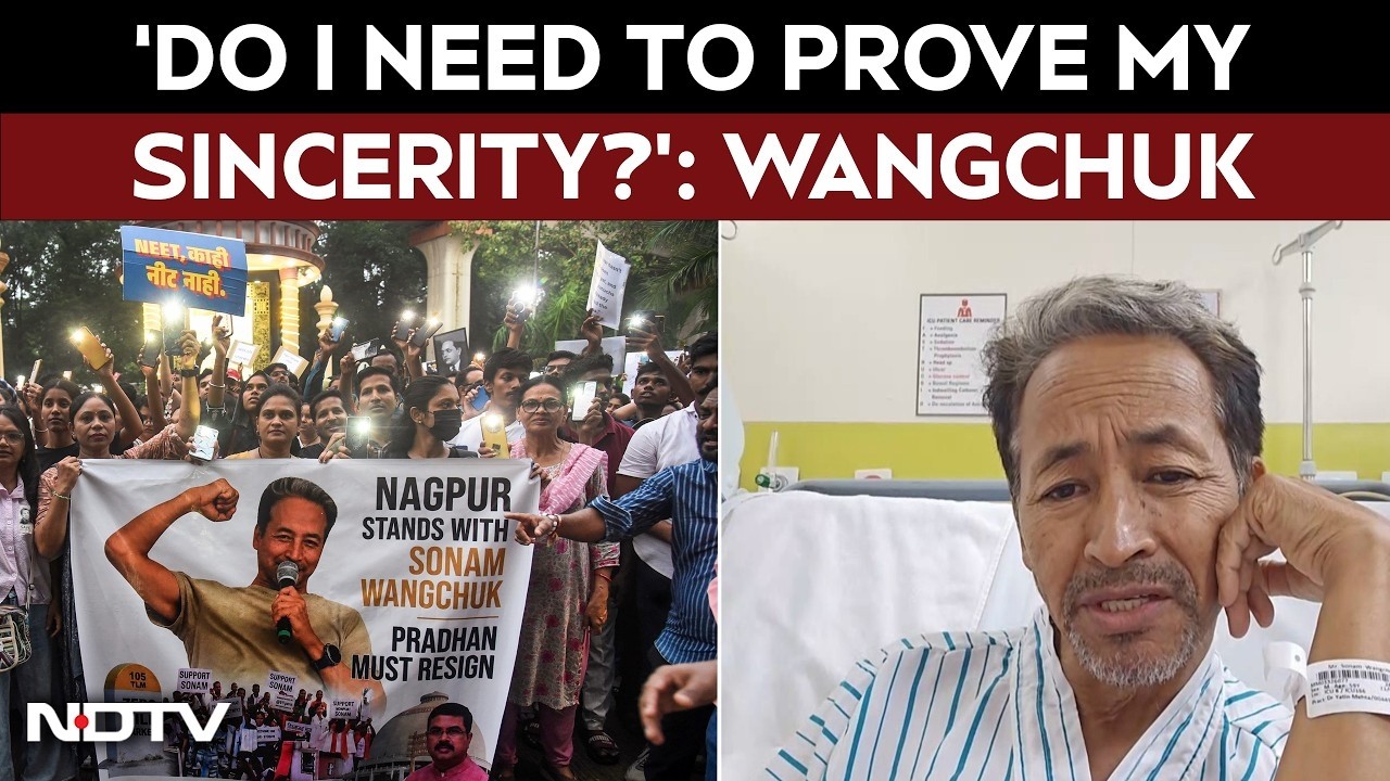 Sonam Wangchuk LIVE | Sonam Wangchuk New Video Message | Sonam Wangchuk On 'Deal' Allegations