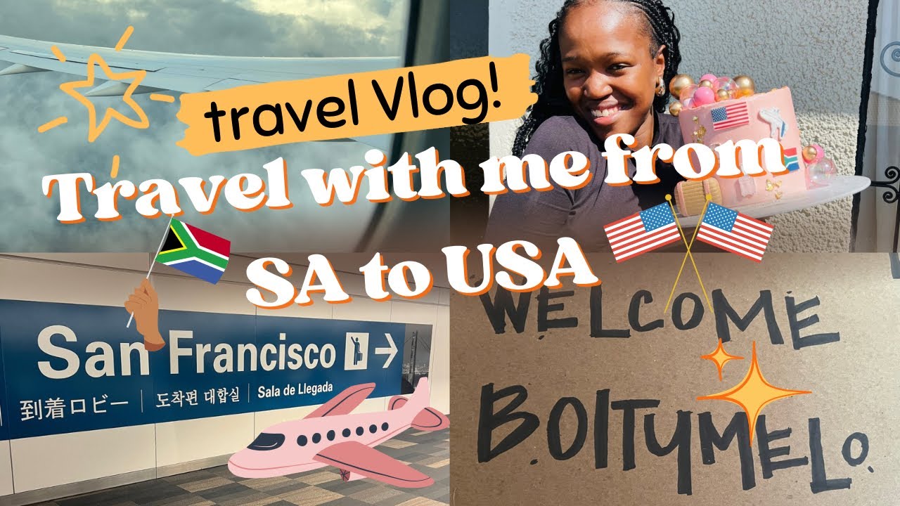 Travel with me back to the USA 🇺🇸 || Moved from South Africa to America 💃|| Au Pair