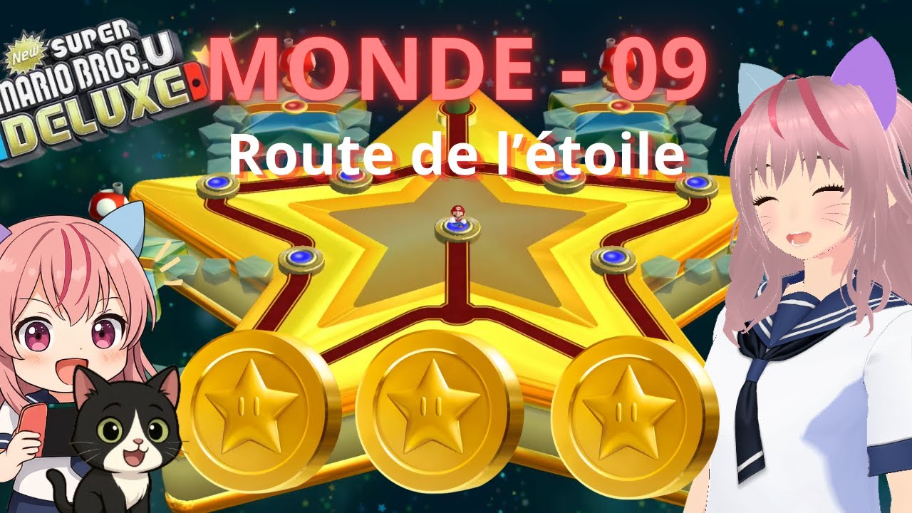 Toutes Les Pièces Étoiles du monde 09 dans New Super Mario Bros U Deluxe sur Switch😄