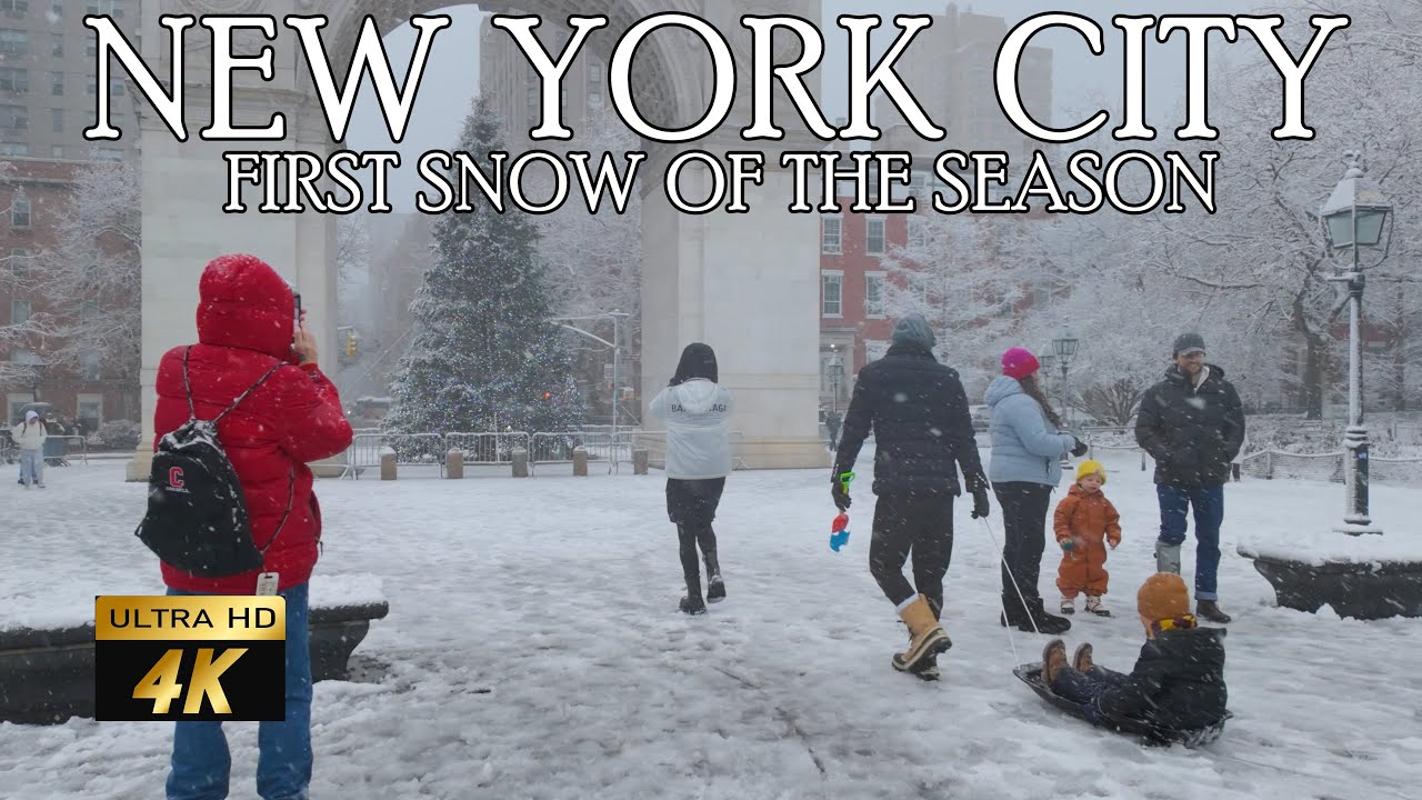 ❄️❄️❄️ FIRST SNOW OF THE SEASON | NEW YORK CITY ❄️❄️❄️