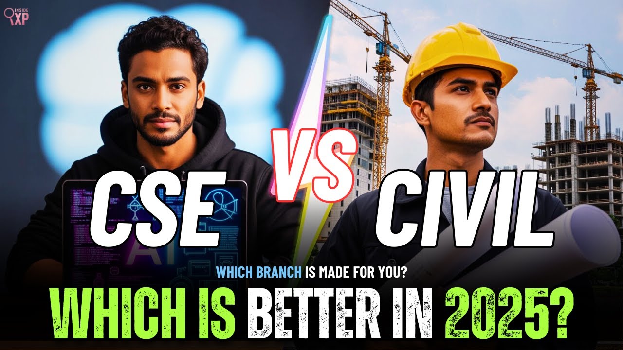 CSE vs Civil Engineering in 2025: Which Branch Has Better Future, Salary & Scope? | Honest Guide