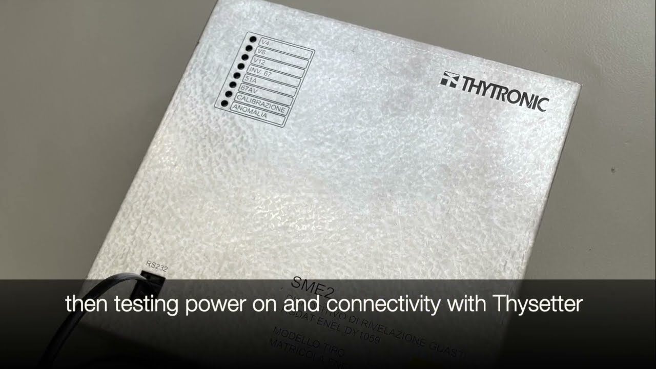 Board Repair of Thytronic SME2 RGDAT (ENEL DY1059 Version)