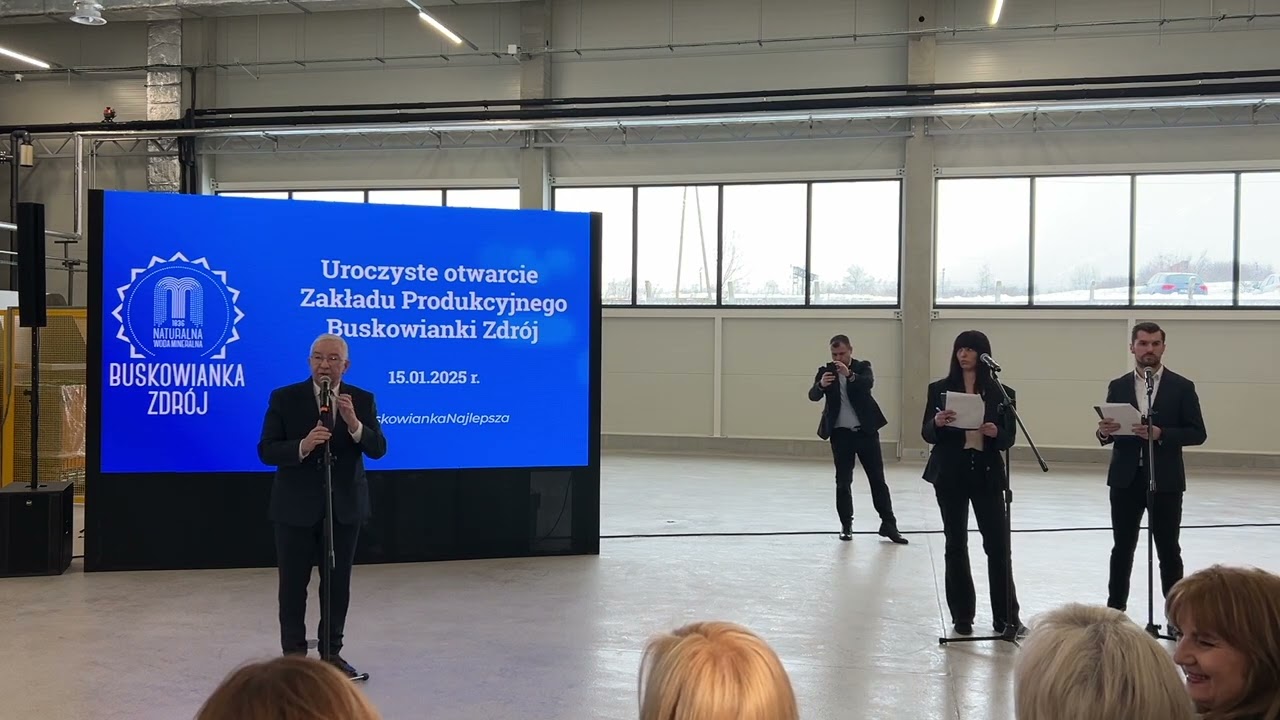 Uroczyste otwarcie nowego Zakładu Produkcyjnego Buskowianki-Zdrój