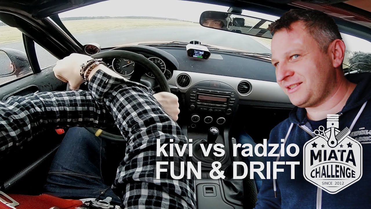 Kivi vs radzio FLAT OUT na mokrym Silesia Ring | drift & FUN uncut | MIATA Challenge