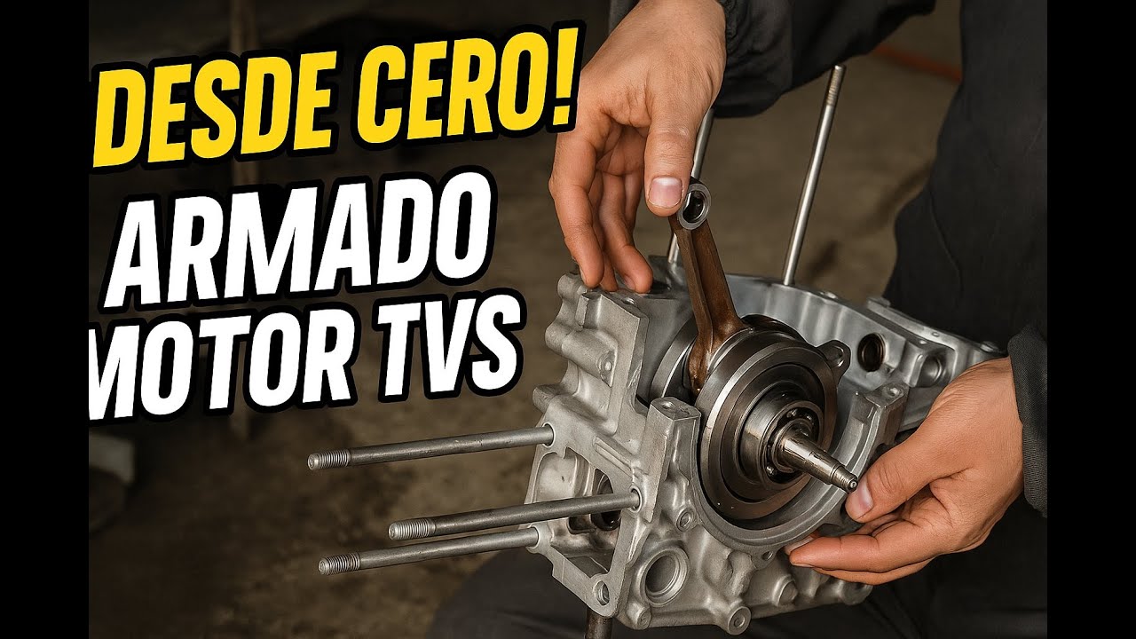 “¡Armado desde cero! Motor TVS King completo explicado paso a paso”