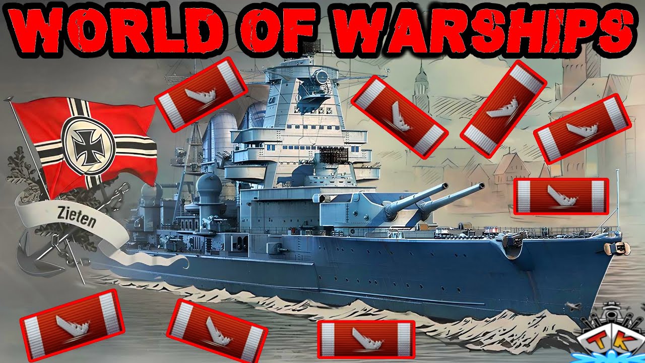 Mein neuer KILLREKORD!!! Mit der ZIETEN?!⚓️ in World of Warships 🚢 #worldofwarships