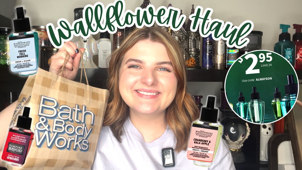 $2.95 Fall Wallflower Haul | Bath and Body Works