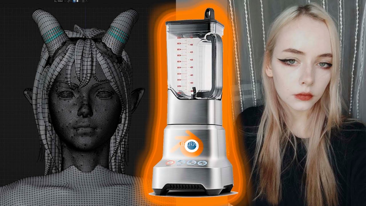 Моя первая gameready модель персонажа Blender