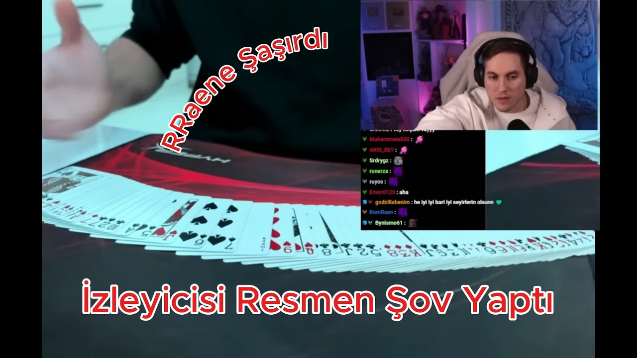 RRaenee  Sihirbaz İzleyicisini Hayranlıkla İzliyor :D