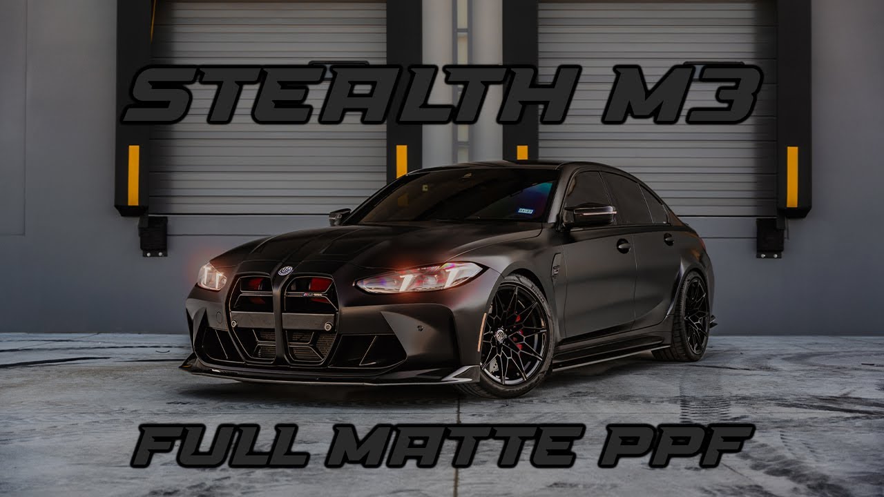 BMW M3 G80 Goes STEALTH With Llumar's Matte Paint Protection Film